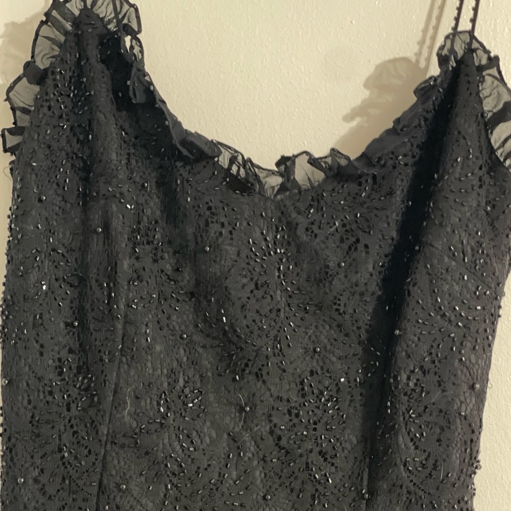 Gilar silk, beaded, lace cocktail dress size 0